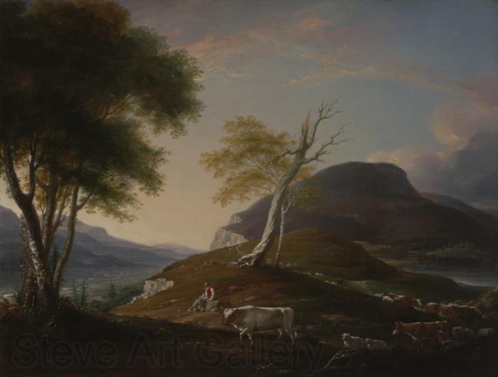 John Trumbull View on the West Mountain Near Hartford France oil painting art